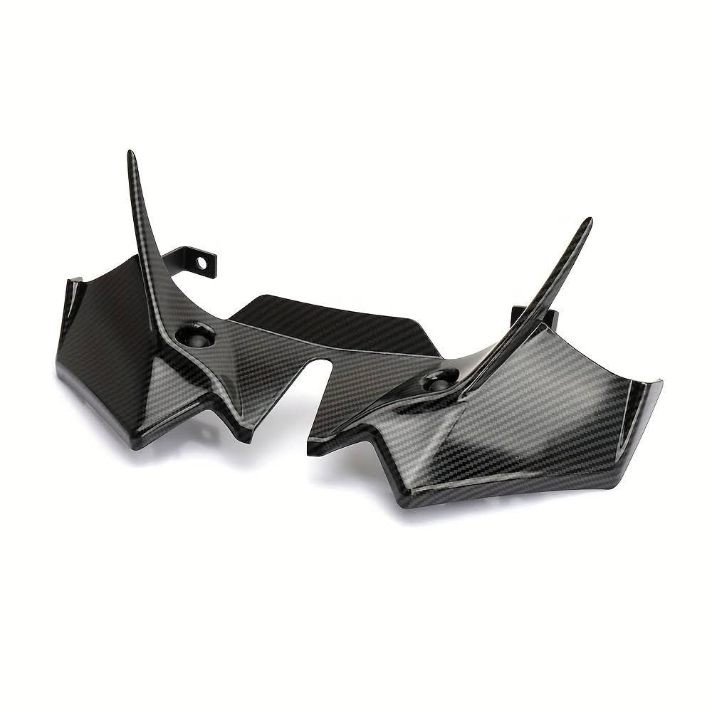 Kit d'Aileron Anti-Collision pour Moto - Accessoires de Carénage pour Kawasaki Z650 - Déflecteur d'Aile, Z650 accessoires, Carenage z650, Aileron(Noir)