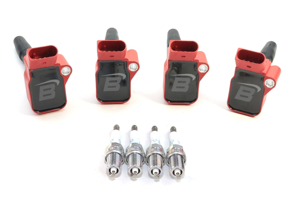 1.8 2.0 TSI EA888 Gen.3 evo4 Bobines d'allumage haute performance Kit de bougies d'allumage(Rouge/Noir)
