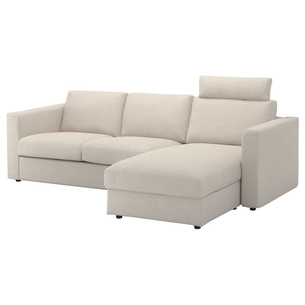 IKEA VIMLE canapé 3 avec méridienne av(Beige)