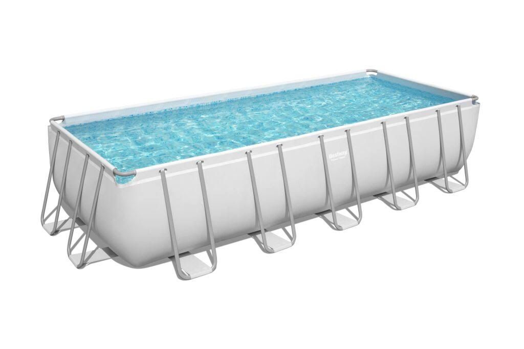 Kit Piscine hors sol tubulaire Bestway Power Steel(Blanc/Bleu)