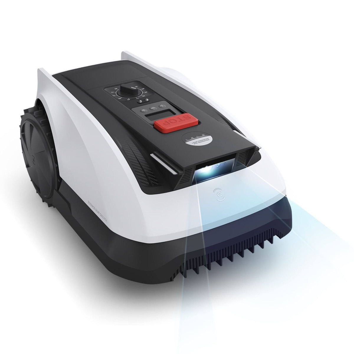 Ecovacs Robot Tondeuse à Gazon Goat O800 RTK(Noir/Blanc/Rouge)