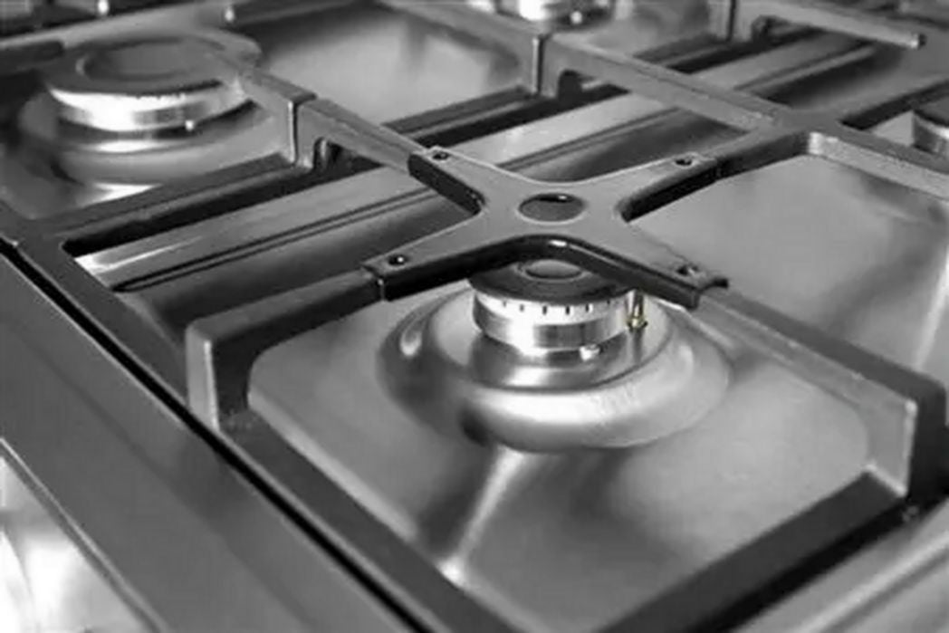 Cuisinière à gaz Meireles G540 DV 55 cm en acier inoxydable 3 feux
