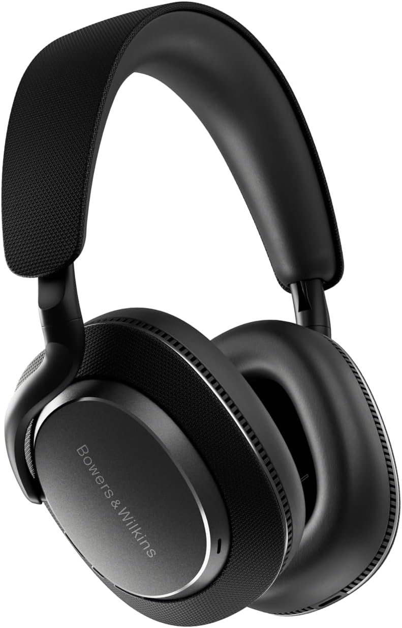 Bowers  Wilkins Px7 S3 Casque Supra-Auriculaire sans Fil, Réduction de Bruit Avancée, DSP 24-bit, aptX Lossless, 30 Heures de Lecture, 8 Microphones, Charge Rapide - Noir Anthracite(Noir Anthracite)